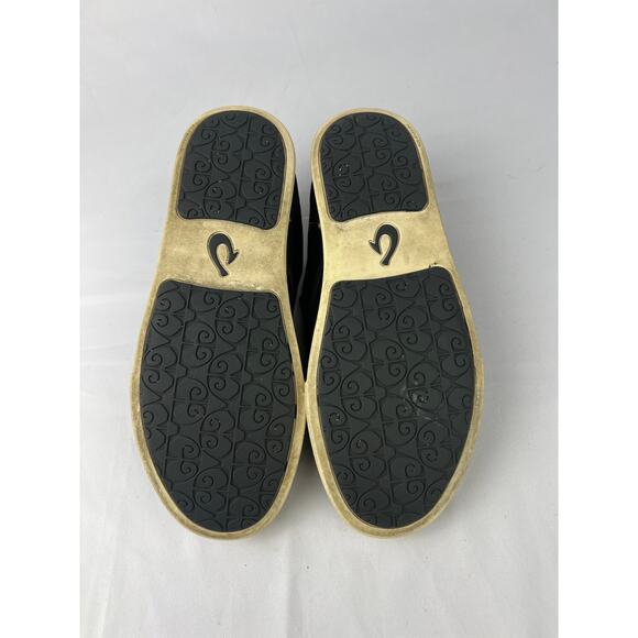 SurfCore OluKai Women’s Pehuea Black Mesh Slip-On Loafers Size 7.5 (EUR 38) - Picture 13 of 15